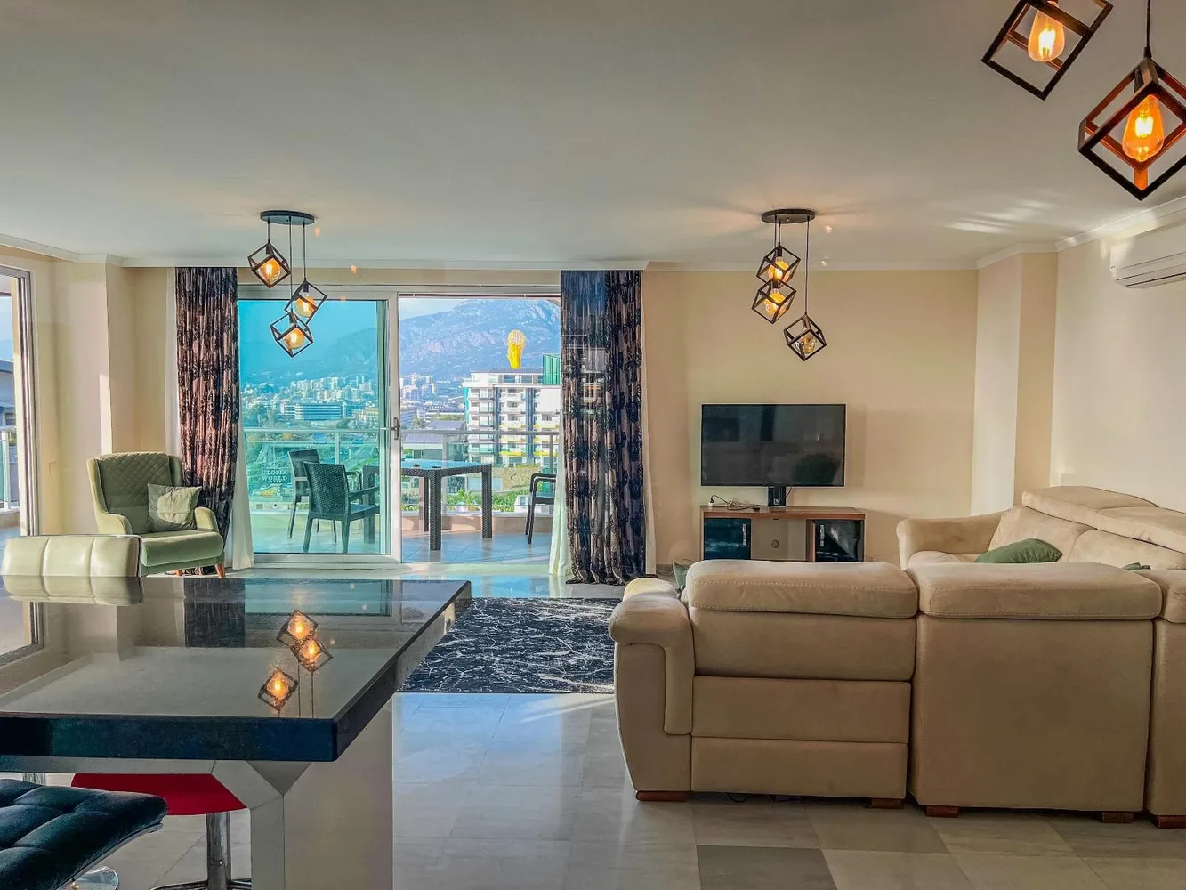 Квартира с видом на Средиземное море в комплексе Green Wood Hill, Аланья Interior - 4