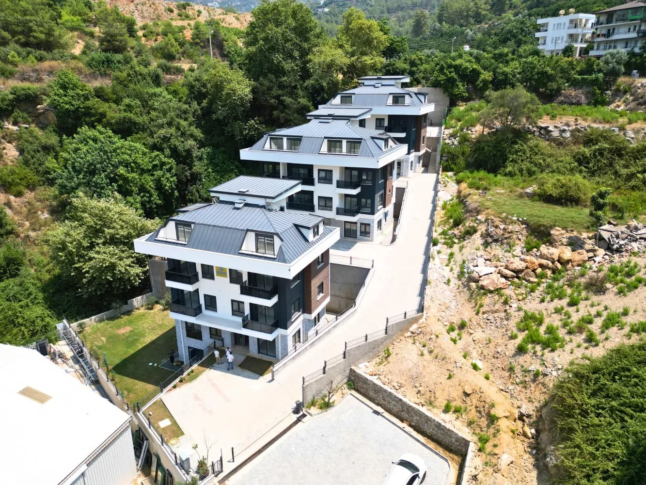 Готовая к заселению двухуровневая квартира с бассейном на продажу в Аланье, Турция Exterior - 1