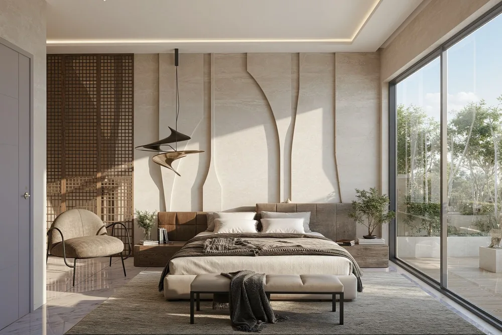 Элитная отдельная вилла с террасой на крыше на продажу в Аланье Interior - 35
