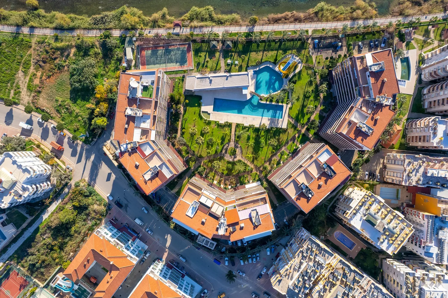 Стильная квартира с новой мебелью в Riverside Resort, Тосмур, Аланья Exterior - 27