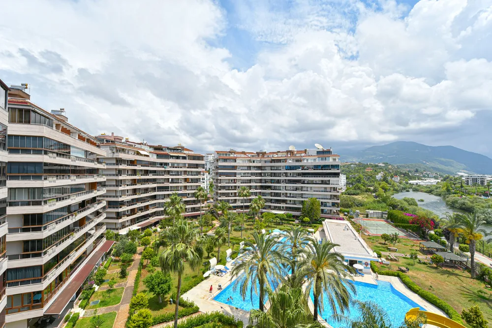Стильная квартира с новой мебелью в Riverside Resort, Тосмур, Аланья Exterior - 9