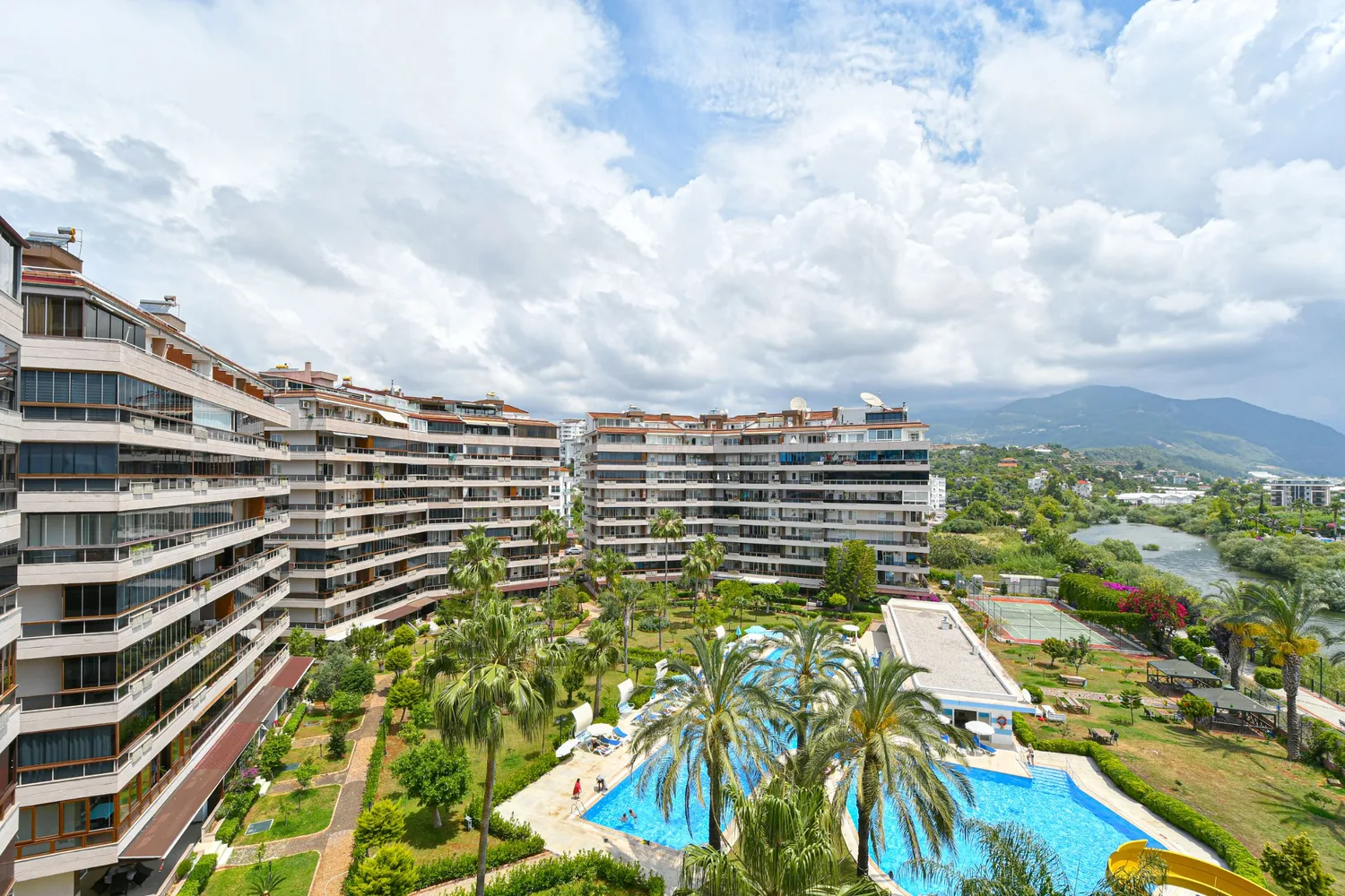 Стильная квартира с новой мебелью в Riverside Resort, Тосмур, Аланья Exterior - 9