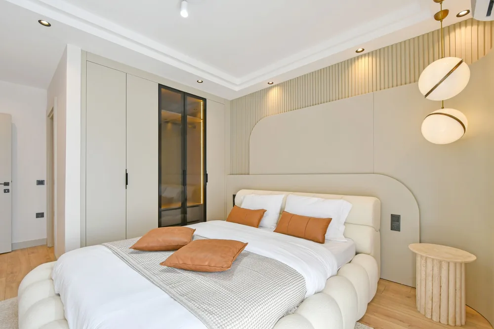 Светлая и стильная квартира рядом с пляжем в Riverside Resort, Тосмур, Аланья Interior - 24