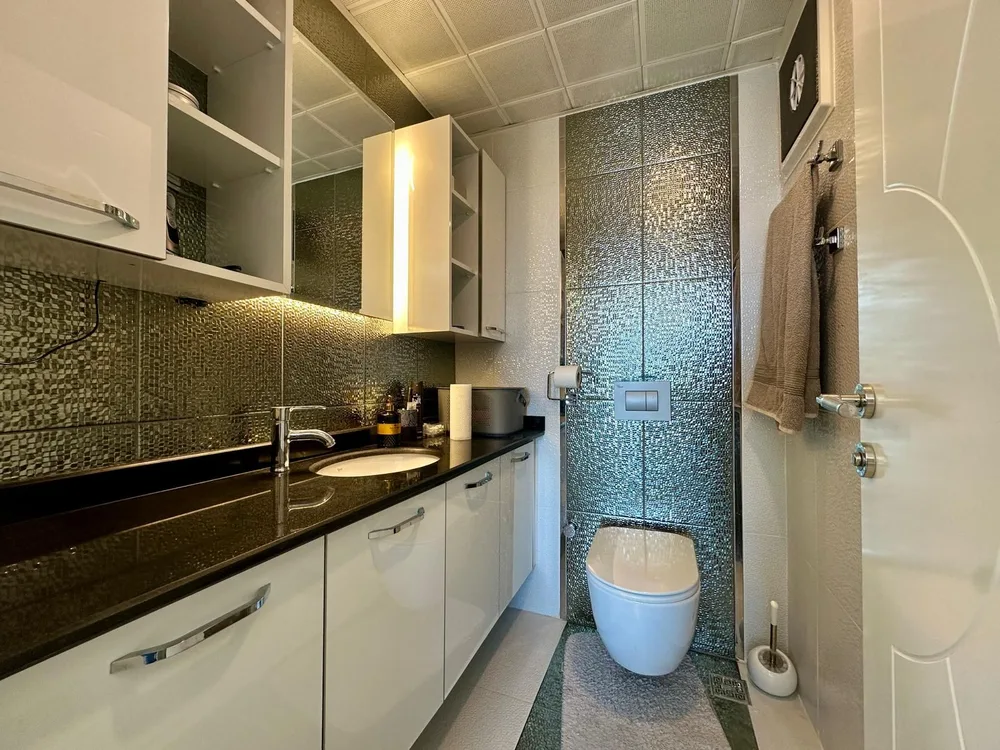 Квартира с видом на море в комплексе курортного типа Another World, Аланья Interior - 13