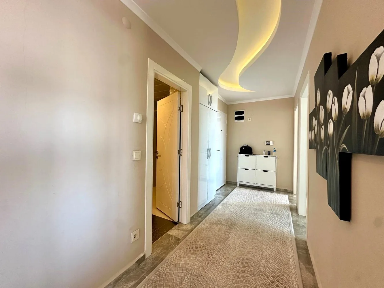 Квартира с видом на море в комплексе курортного типа Another World, Аланья Interior - 5