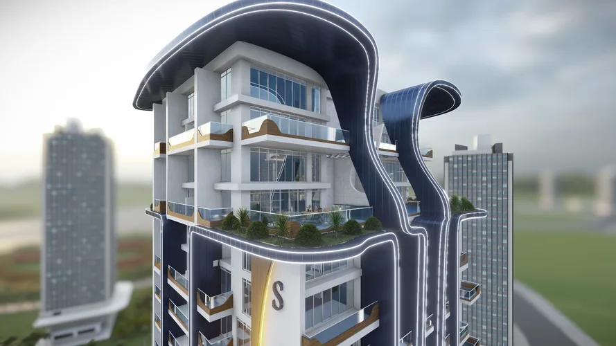 Samana Waves Dubai, Exterior - 4