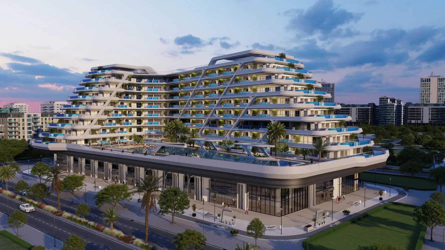 Apartment with a Private Pool in Mykanos Signature Dubai Exterior - 5