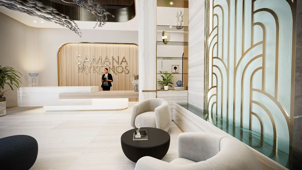 Apartment with a Private Pool in Mykanos Signature Dubai Interior - 19