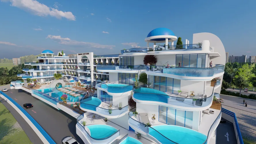 Santorini Dubai, Exterior - 1