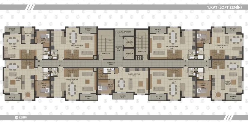 Berra Port Antalya Plan - 14