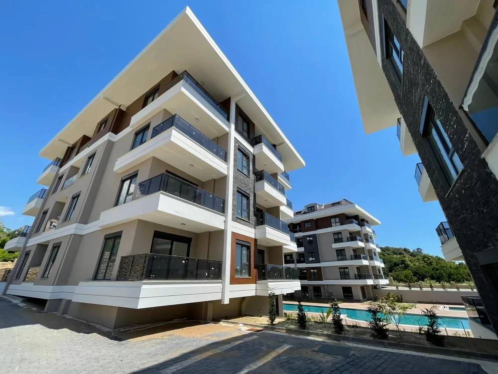 Pool-Facing New Apartment in Aina Garden Alanya Exterior - 14