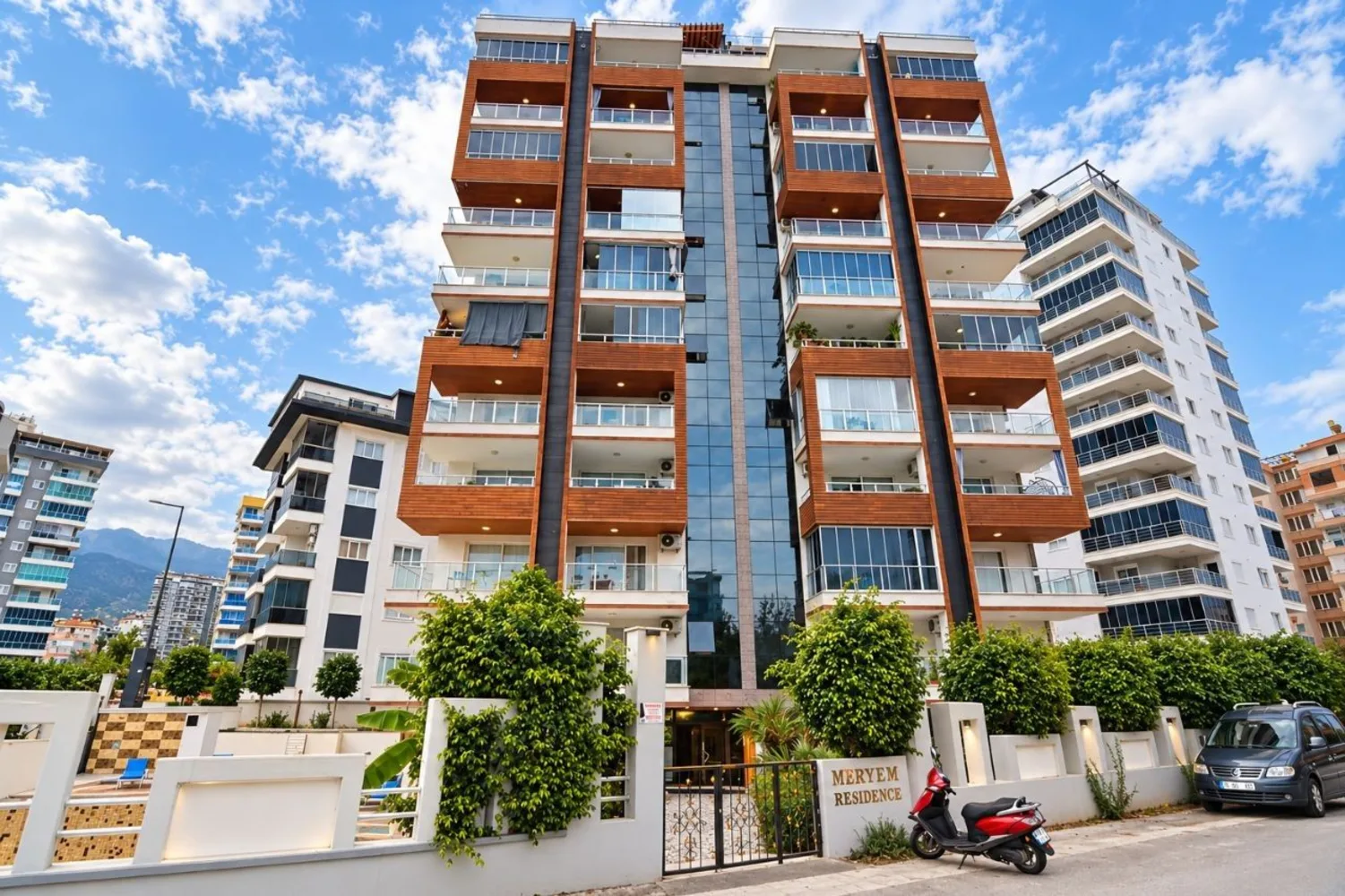 Меблированная квартира в Meryem Residence, Махмутлар — всего 400 м от моря Exterior - 18