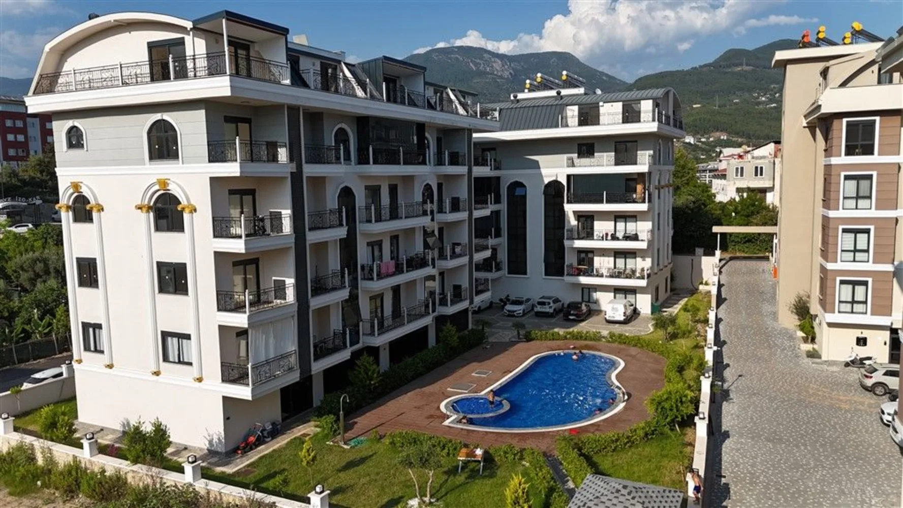 Новая квартира с видом на бассейн на продажу в Green Garden, Оба, Аланья Exterior - 4