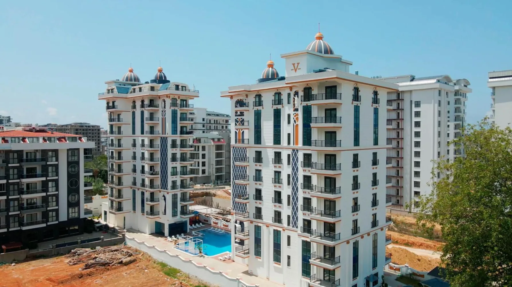 Bargain flat in the Volantis Tower complex, Alanya - View property
