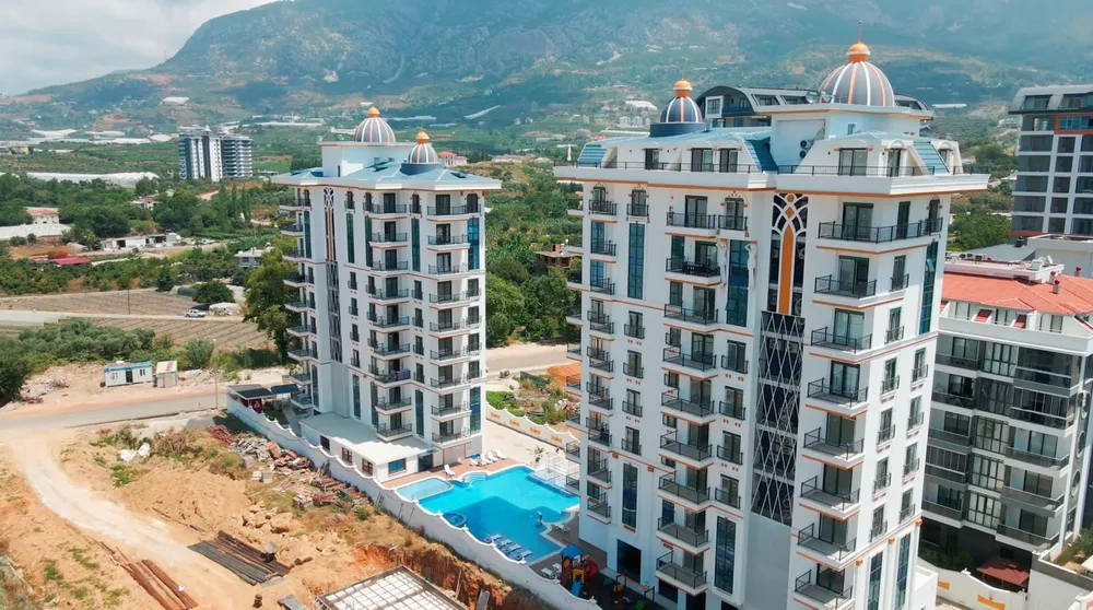 Bargain flat in the Volantis Tower complex, Alanya Exterior - 2