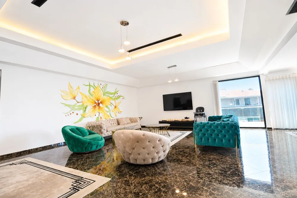 Квартира премиум-класса на первой линии моря в Via Loft Residence, Аланья Interior - 4