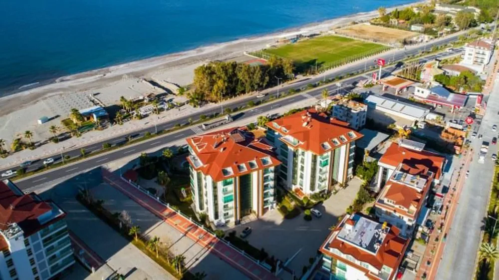 Продается квартира на берегу моря в семизвездочном комплексе Kestel, Алания, Турция. Exterior - 5