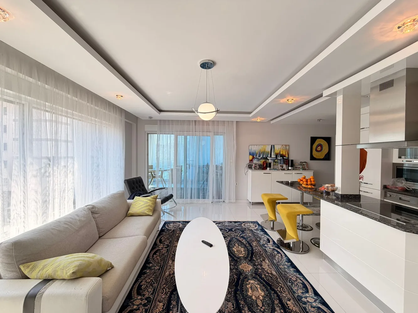 Furnished Apartment for Sale in White Line Residence, Alanya Interior - 6