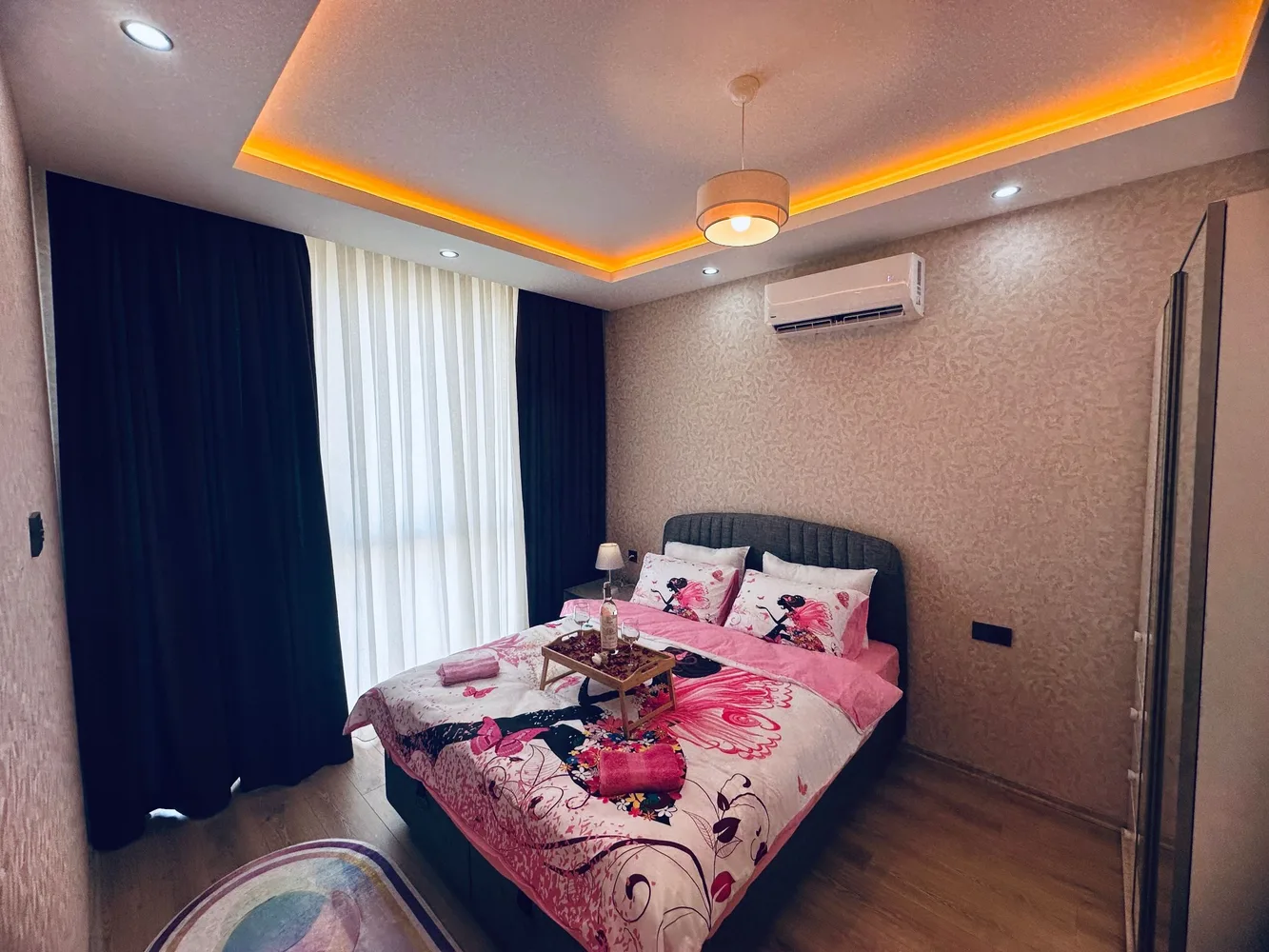 Меблированная квартира рядом с пляжем в комплексе Soho, Аланья, Турция Interior - 11