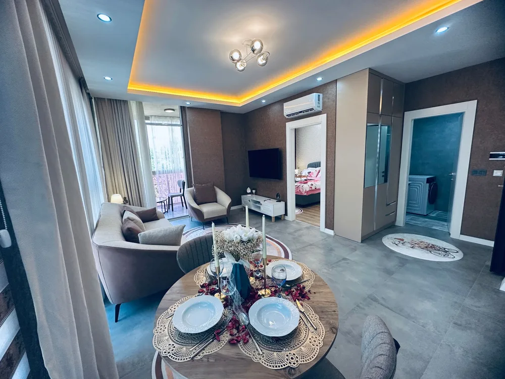 Меблированная квартира рядом с пляжем в комплексе Soho, Аланья, Турция Interior - 4
