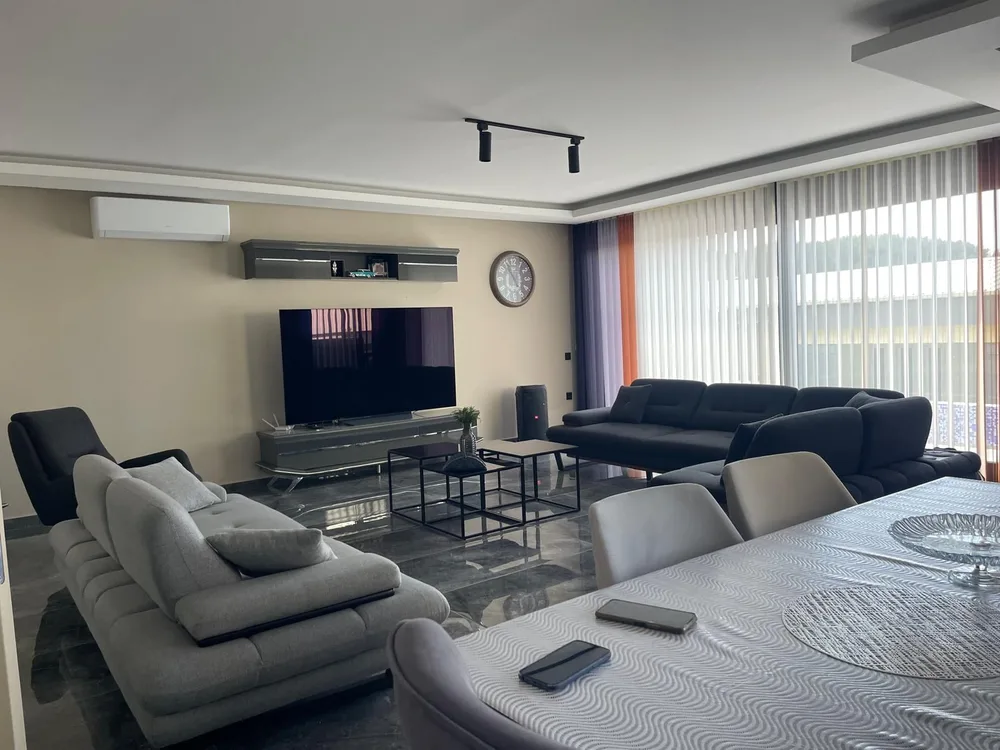 Вилла в Алании с видом на Средиземное море и замок Алании. Interior - 3