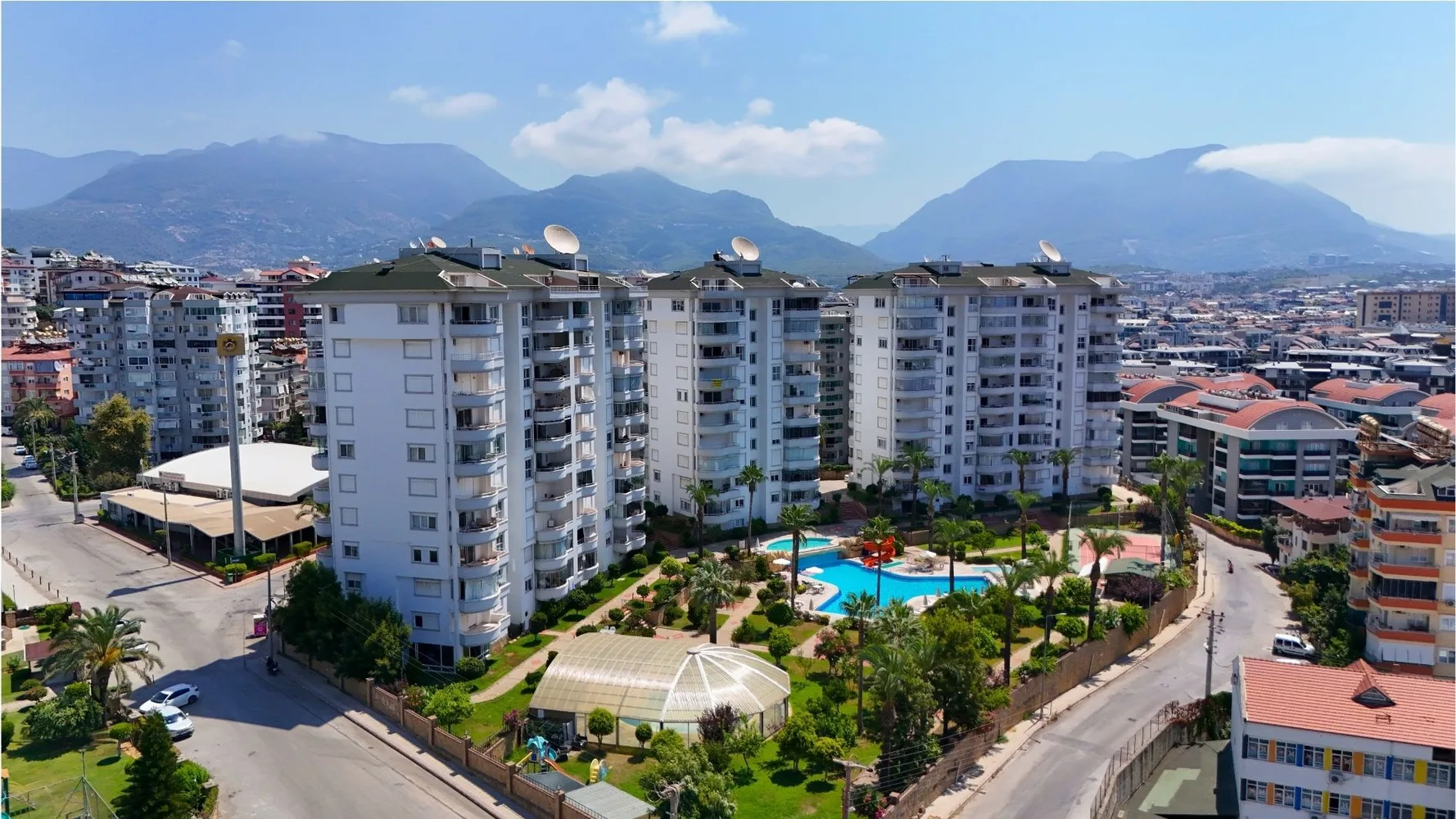 Квартира с видом на море в Galaxy 3 Residence, Аланья Exterior - 3