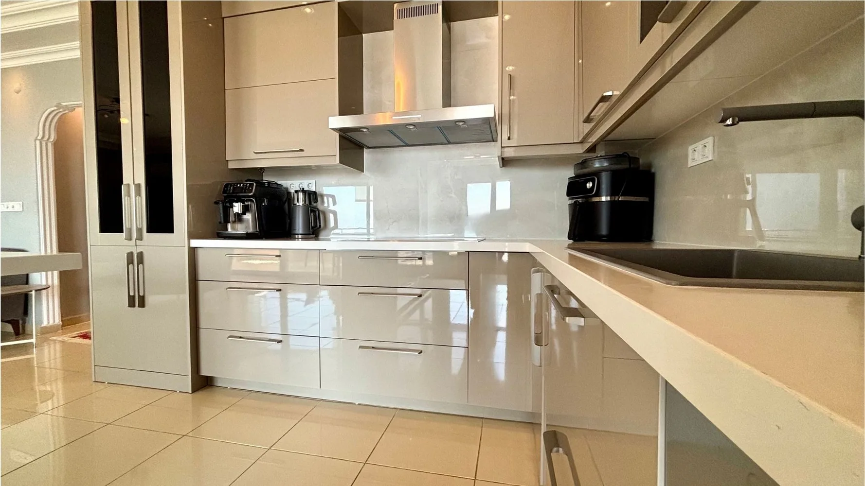 Квартира с видом на море в Galaxy 3 Residence, Аланья Interior - 17