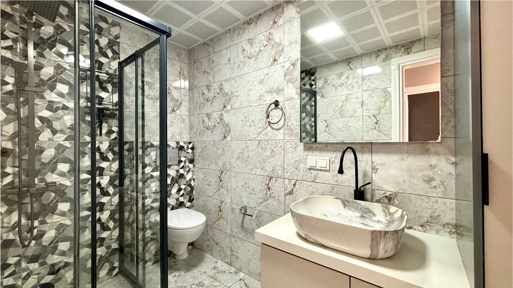 Квартира с видом на море в Galaxy 3 Residence, Аланья Interior - 20