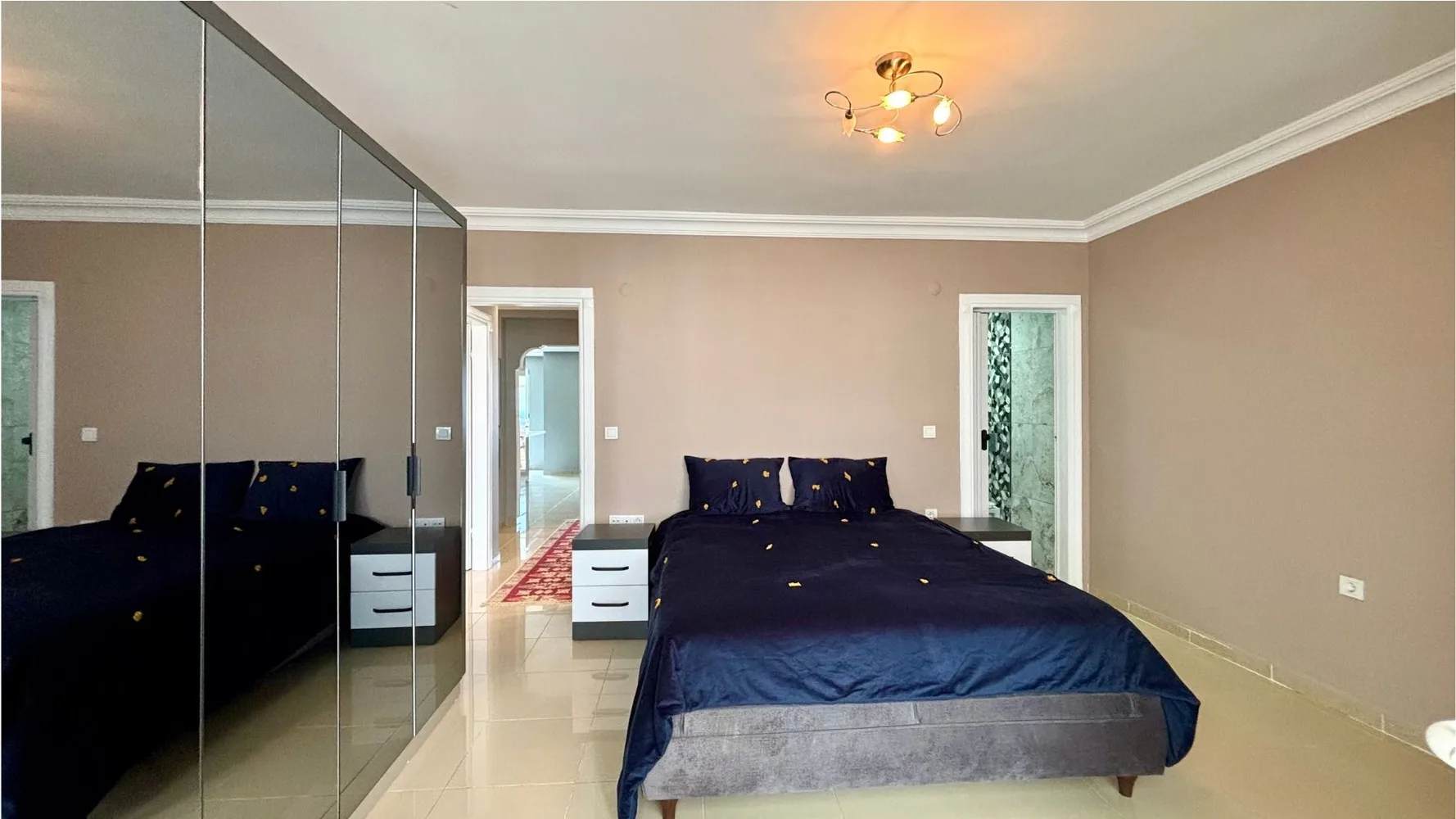 Квартира с видом на море в Galaxy 3 Residence, Аланья Interior - 21