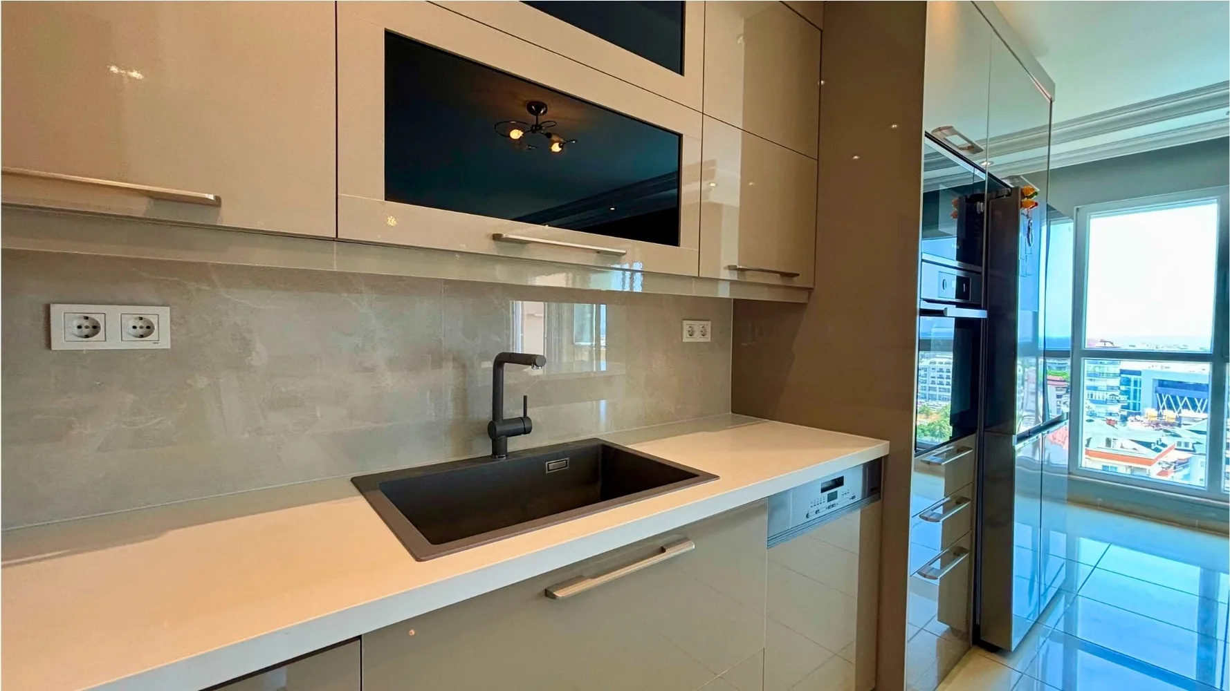 Квартира с видом на море в Galaxy 3 Residence, Аланья Interior - 9