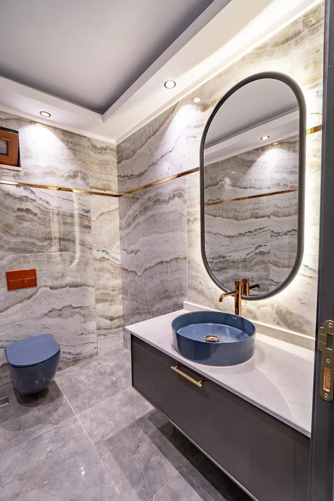 Вилла из камня с видом на море и частным бассейном в Аланье Interior - 16