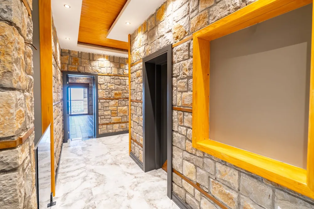 Вилла из камня с видом на море и частным бассейном в Аланье Interior - 25