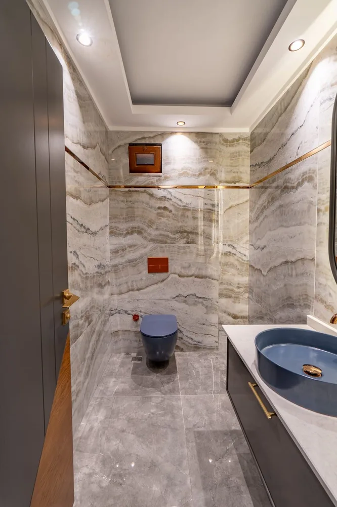 Вилла из камня с видом на море и частным бассейном в Аланье Interior - 26