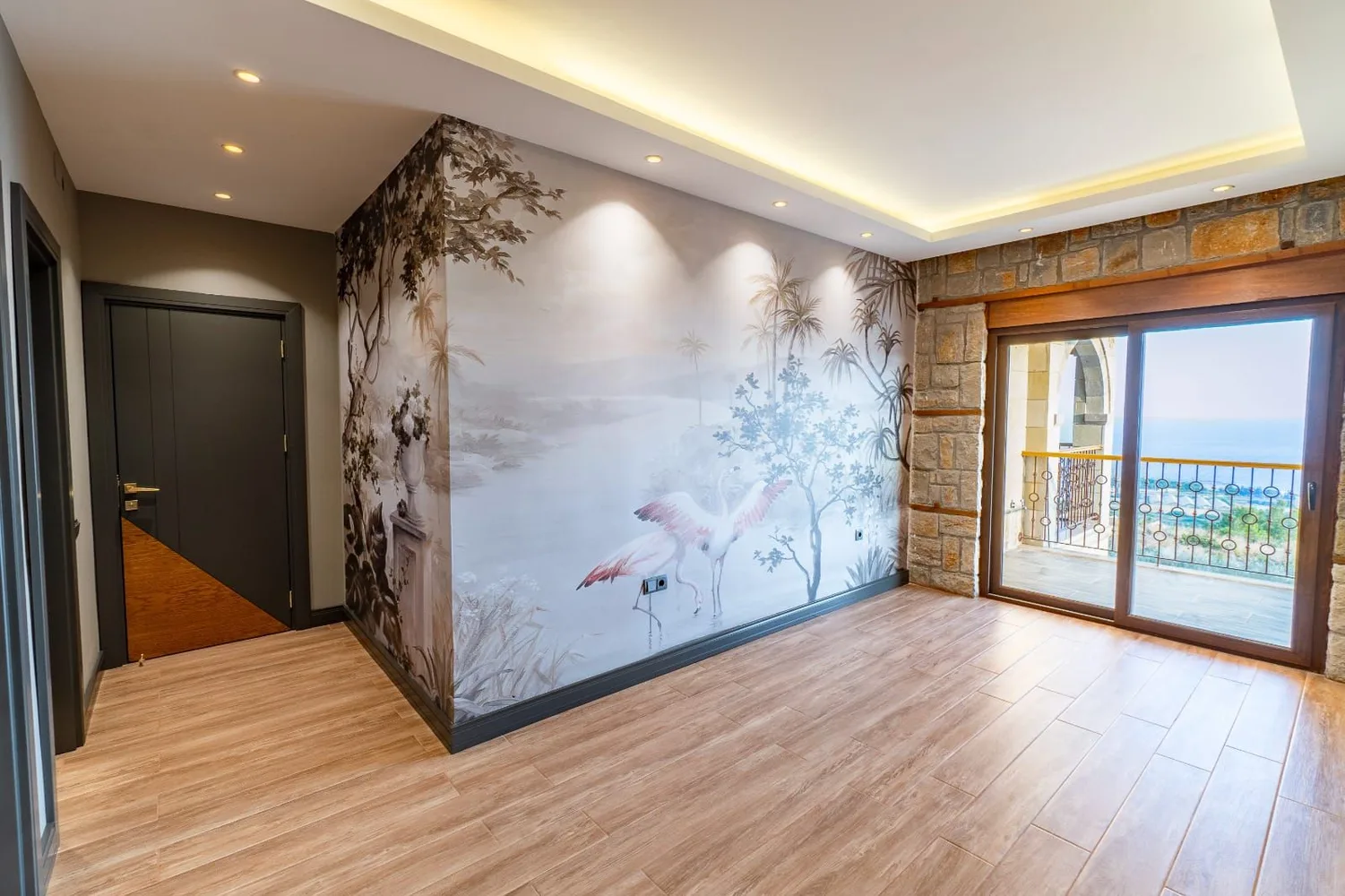 Вилла из камня с видом на море и частным бассейном в Аланье Interior - 28
