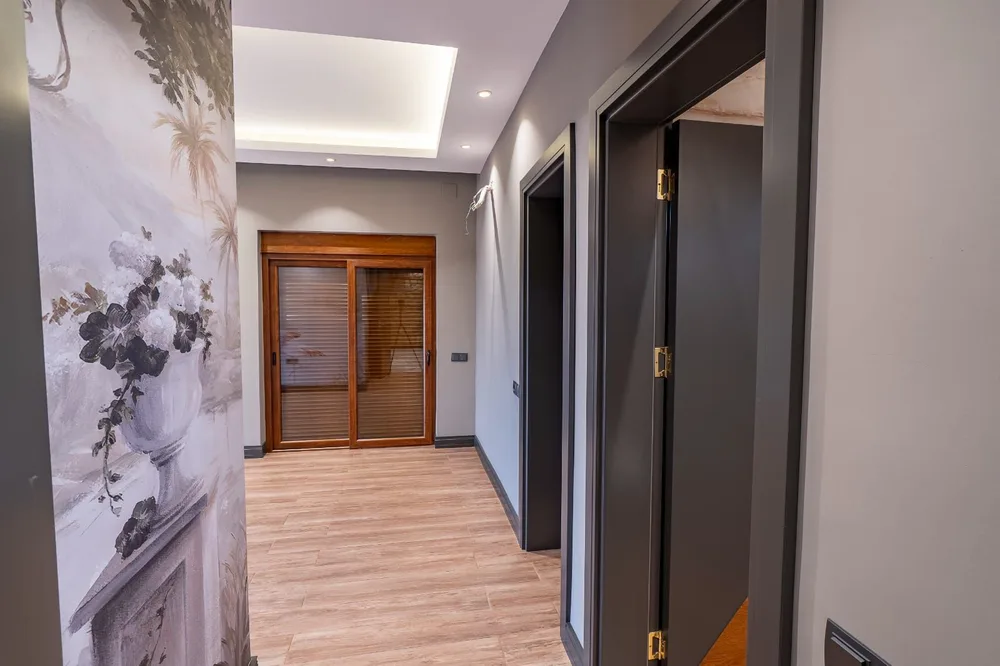Вилла из камня с видом на море и частным бассейном в Аланье Interior - 7