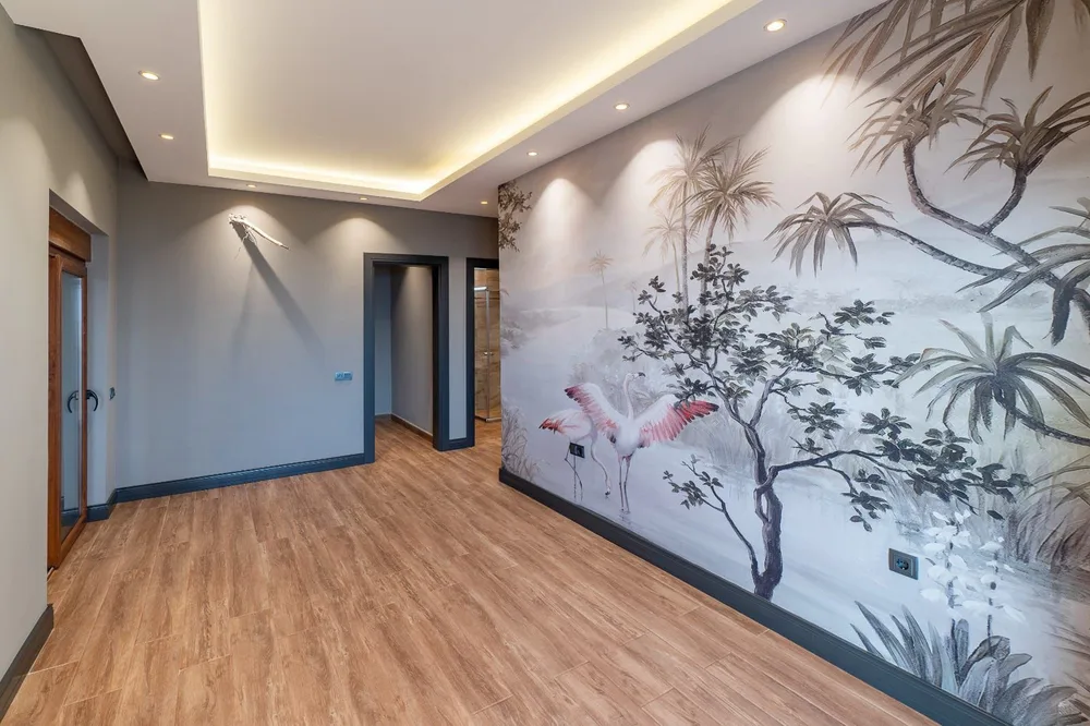 Вилла из камня с видом на море и частным бассейном в Аланье Interior - 34