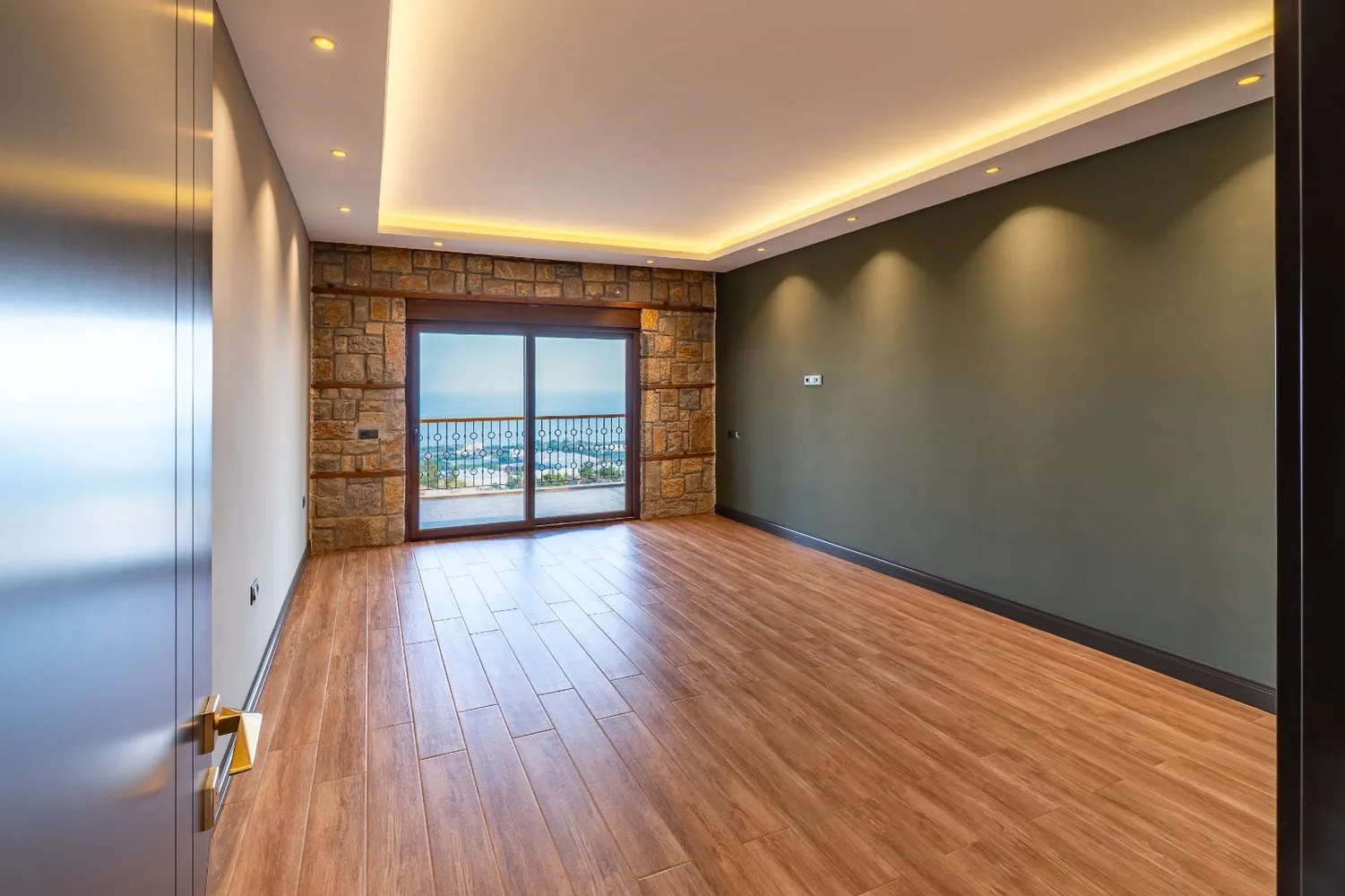 Вилла из камня с видом на море и частным бассейном в Аланье Interior - 38