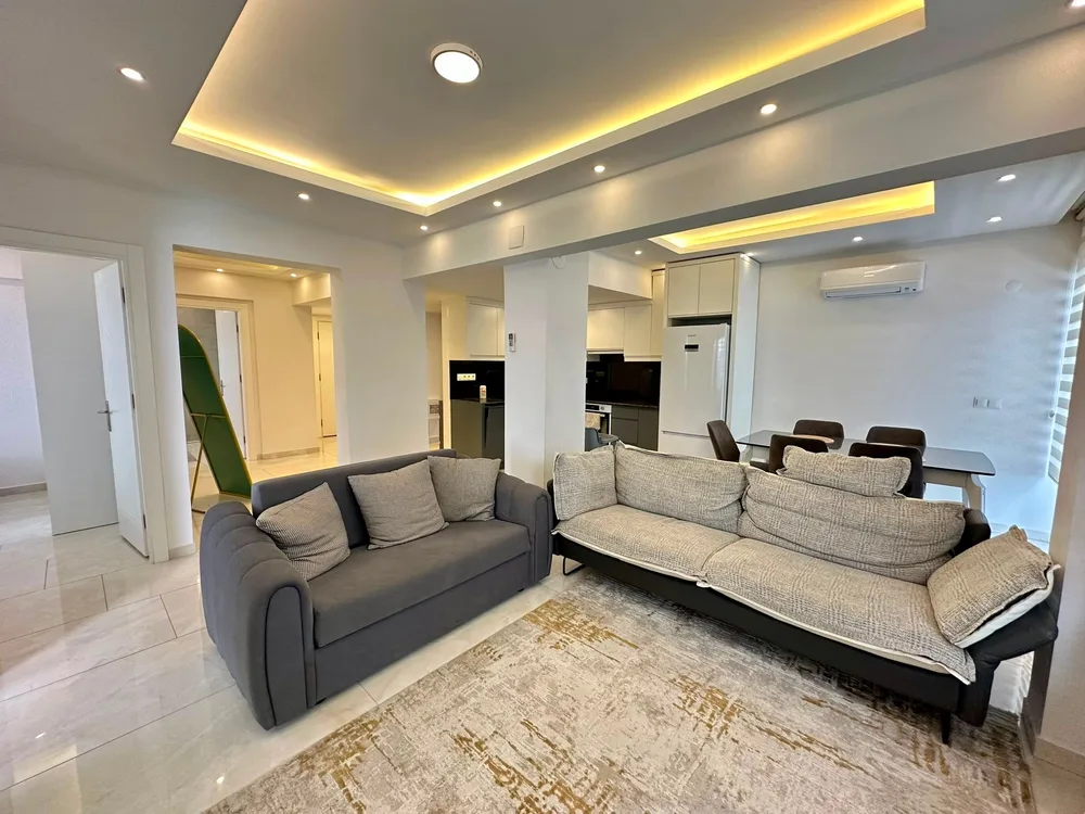 Роскошная квартира с мебелью на продажу у моря в центре Аланьи Interior - 12