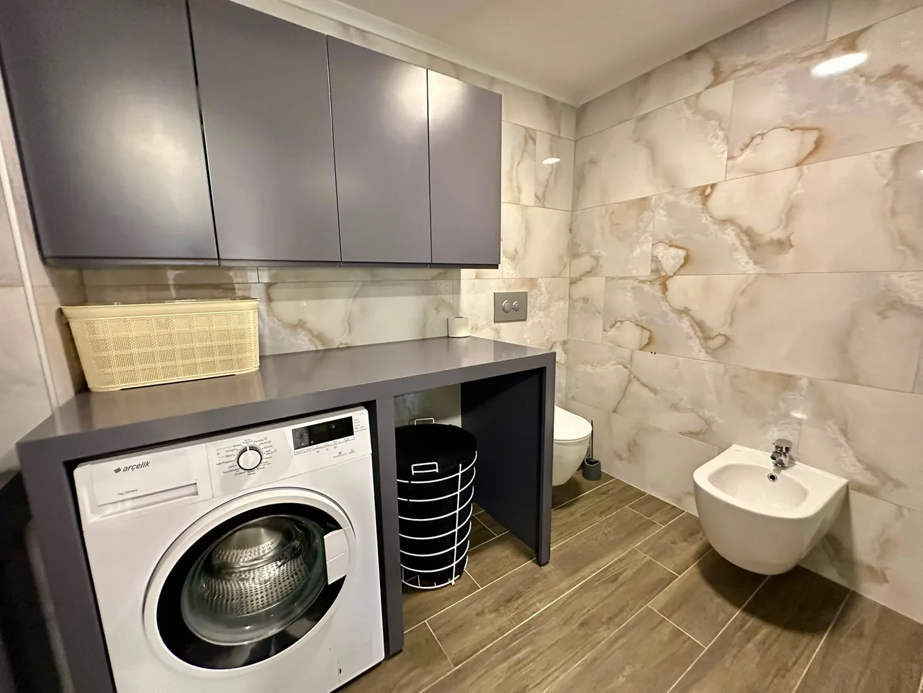 Роскошная квартира с мебелью на продажу у моря в центре Аланьи Interior - 13