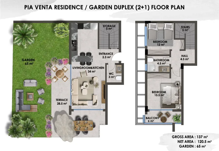 Квартиры на продажу в Pia Venta Residence, Кестель, Аланья Plan - 18