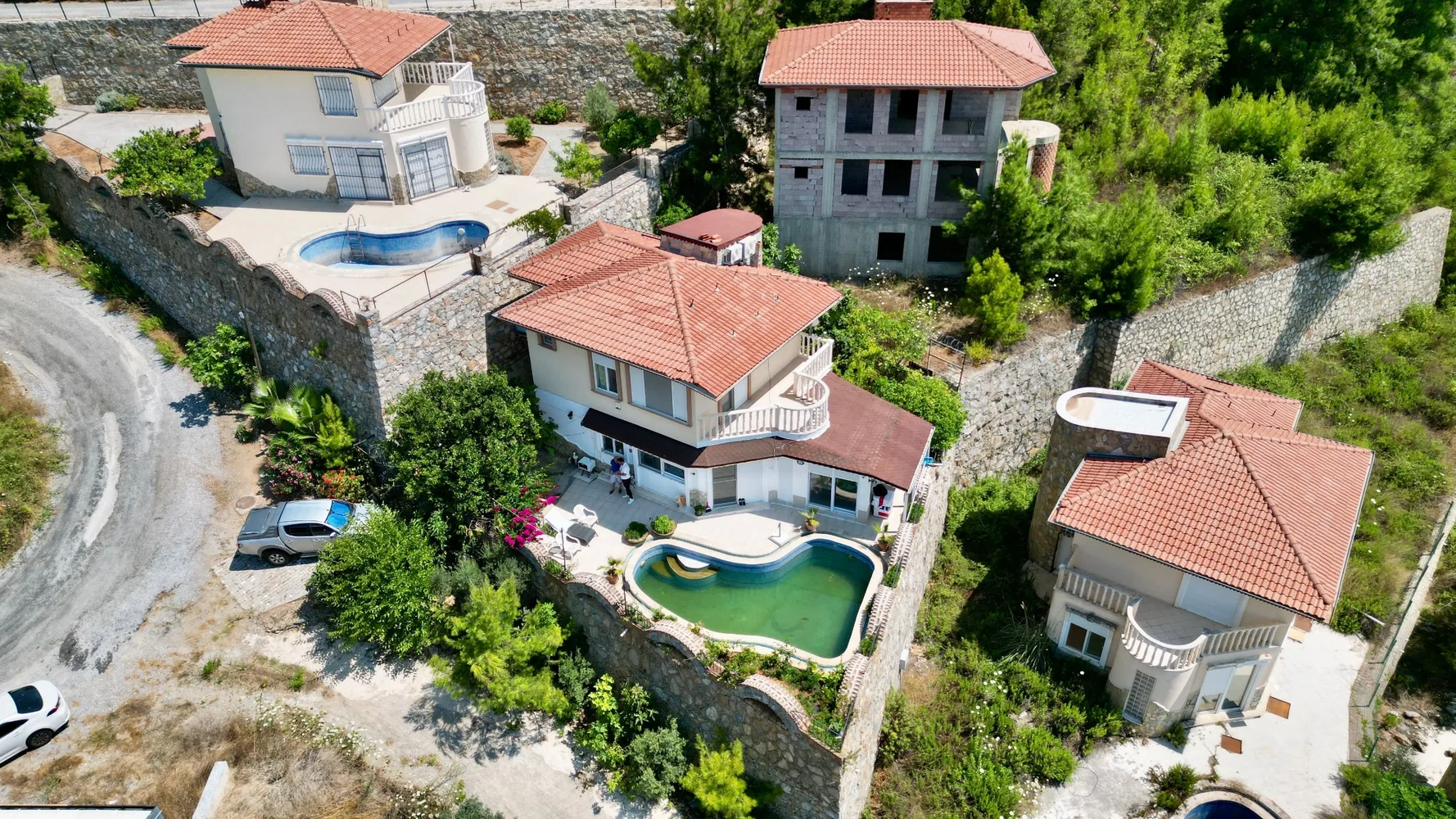 Sea View Detached Villa in Kargicak, Alanya Exterior - 24