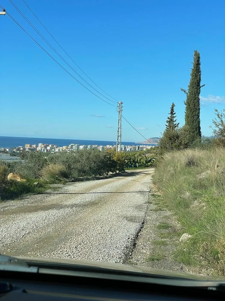 Земельный участок с видом на море и замок продается в Алании, Турция. Exterior - 4