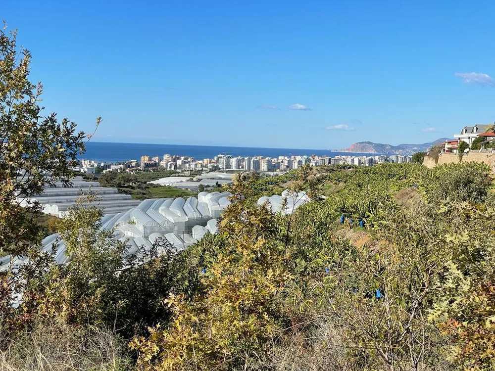 Земельный участок с видом на море и замок продается в Алании, Турция. Exterior - 3