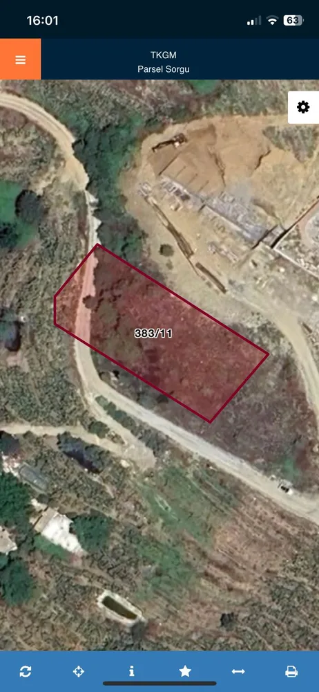 Земельный участок с видом на море и замок продается в Алании, Турция. Exterior - 2