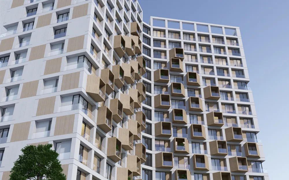 Квартиры на продажу в развивающемся районе Basın Ekspres, Lania Residence, Стамбул Exterior - 5