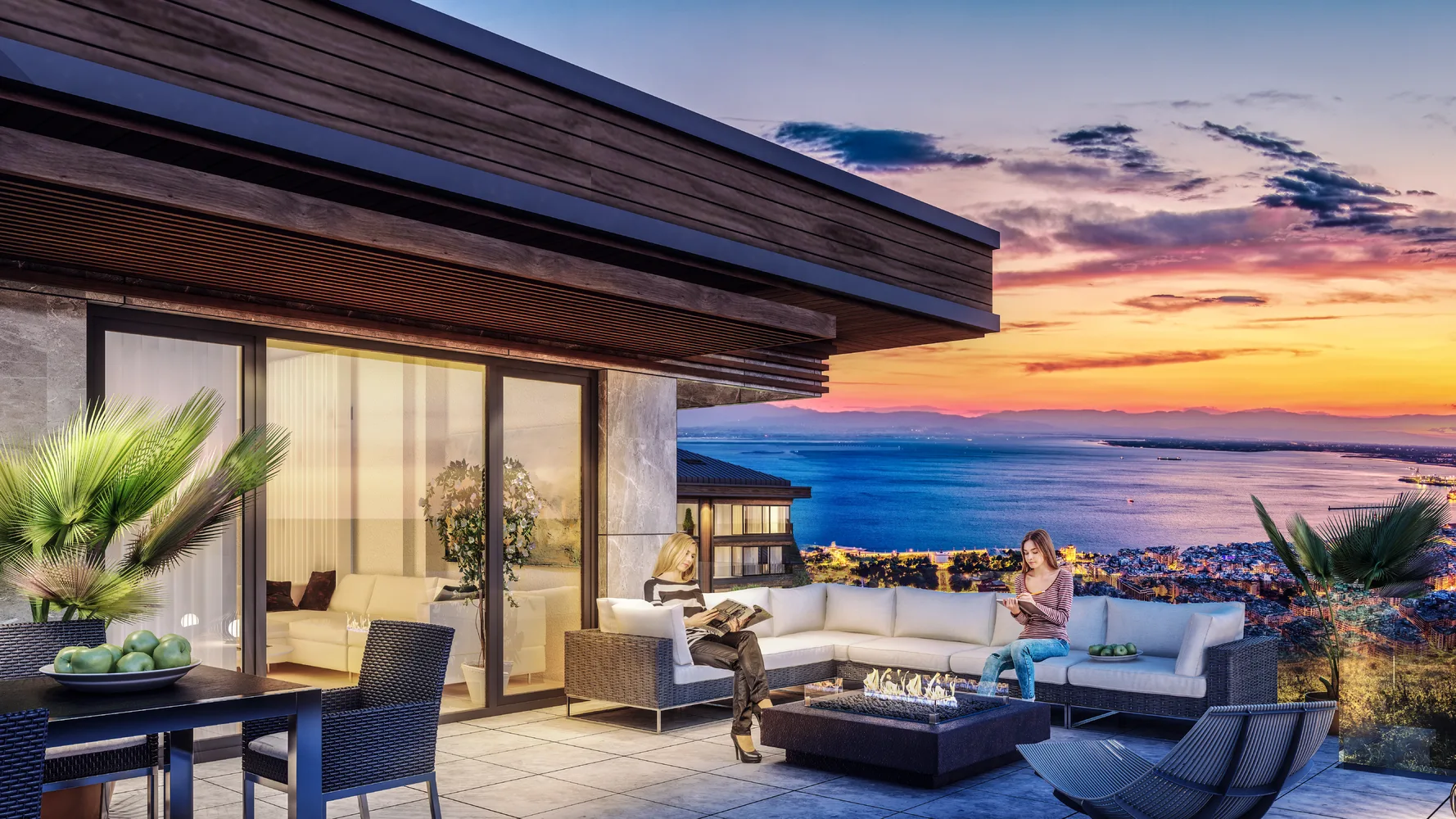 LA Marine Kuleli Evleri - View property