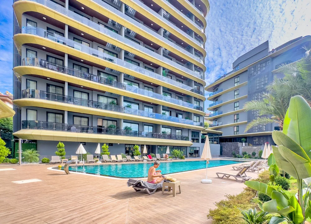 Элитная квартира рядом с пляжем Клеопатры в Royal Grand Exclusive, Аланья Exterior - 18