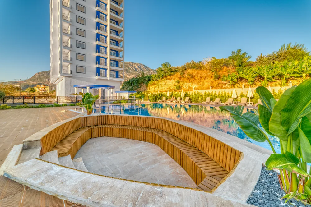 Квартира с видом на море на продажу в Hillside Residence, Махмутлар, Аланья Exterior - 18
