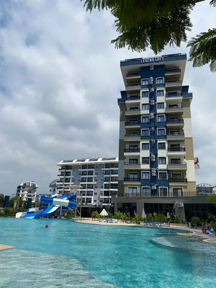 Квартира с видом на бассейн на продажу в Legend Loft, Авсаллар, Аланья, Турция Exterior - 12