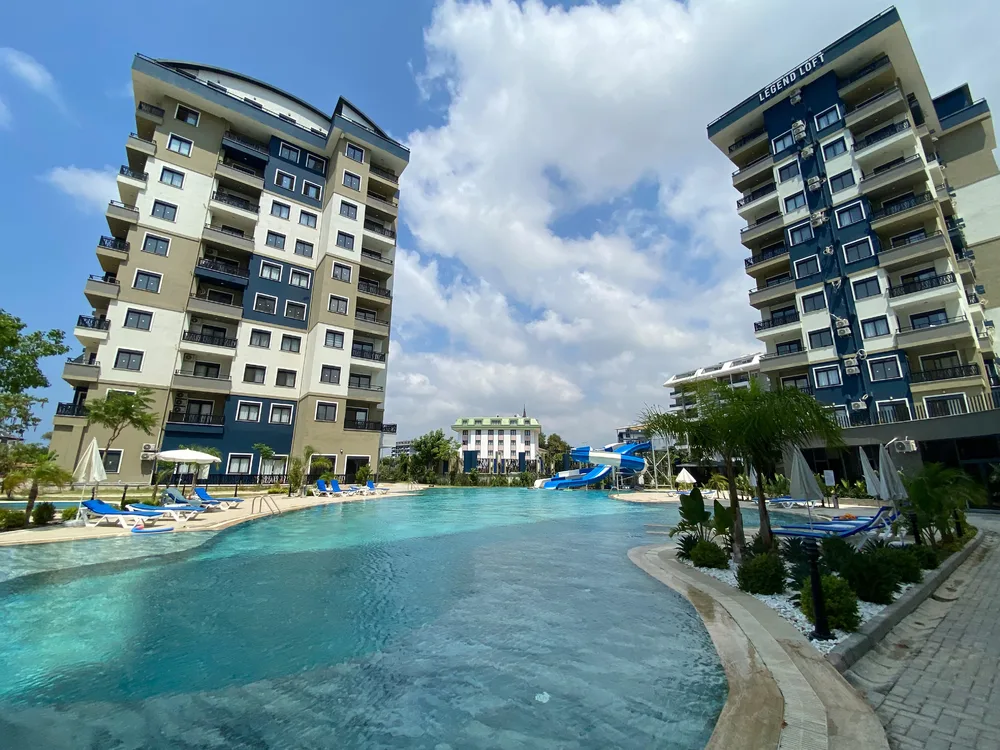 Квартира с видом на бассейн на продажу в Legend Loft, Авсаллар, Аланья, Турция Exterior - 26